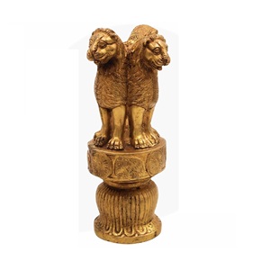 Columna Romana Miniatura de Diseño Moderno, Pilar Ashoka Dorado, Emblema Nacional de la India, Estatua Miniatura, Artesanía, Regalo Empresarial - Product Image 3