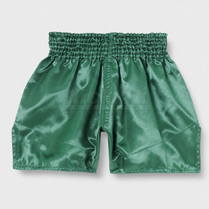 Pantalones Cortos Profesionales de Muay Thai con Cintura Elástica, Transpirables, Ligeros, 100% Poliéster, para Práctica de Artes Marciales - Product Image 2