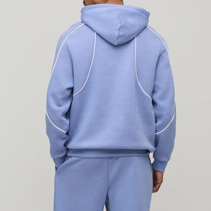 Diseño de Tuberías para un Look Moderno y Elegante, Ropa Casual 2026, Chándal Deportivo para Hombre con Capucha, Diseño con Logotipo Personalizado OEM - Product Image 5