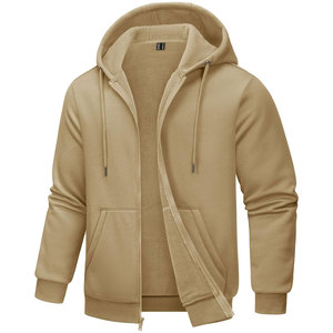 Sweat à capuche zippé en molleton de coton recyclé 100% coton 280 GSM Faible MOQ Services de fabrication de mode durable - Product Image 2