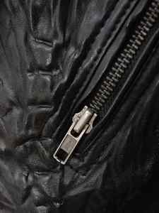 Chaquetas de talla grande para hombre, transpirables de Pakistán, chaqueta de cuero de motorista de alta calidad con patrón de cocodrilo para hombre, recién llegado - Product Image 5