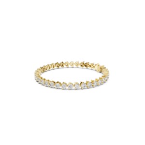 7.98 TCW Round Brilliant Cut Moissanite Tennis <b>Bracelet</b> 925 <b>Sterling</b> <b>Silver</b> Bridal Wedding Fine Jewelry 7 Inch <b>Women</b>’s <b>Bracelet</b> - Product Image 3