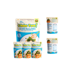 240g Bouillie d'algues de saumon HACCP Prêt ISO VIETGAP Certifié Sain FCE Porridge Vietnam Goût salé pour adultes Emballage en boîte - Product Image 4
