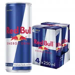 Red Bull enerji içeceği özel etiket 250ml 330ml 500ml sarı ışık kafein