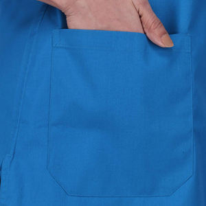 2025 trajes de talla grande para niñas en cómodos uniformes de enfermera sostenibles de color azul para tratamientos de laboratorio hechos en Pakistán - Product Image 4