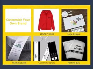 เสื้อวอร์มมีฮู้ดสำหรับผู้ชายประดับพลอยเทียมสีดำเครื่องแต่งกายแนวสตรีท500 GSM - Product Image 6