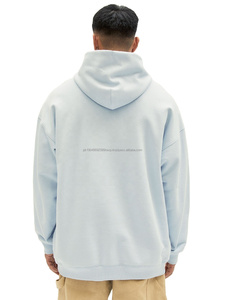 Sudadera con Capucha Personalizada para Hombre, Diseño Único, Color Sólido, Sudadera de Gran Tamaño, 100% Algodón, Invierno, Tinte Liso, Logotipo de Marca Estampado, Económica - Product Image 4