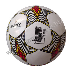 Balón de fútbol impreso personalizado al aire libre tamaño 5 sintético PU laminado tamaño oficial juego de pelota de fútbol para entrenamiento de partidos - Product Image 3