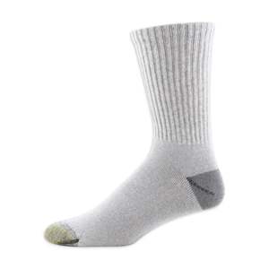 Medias Grip Chaussettes athlétiques Crew Chaussettes de basket-ball et de football à broderie antidérapante Logo personnalisé Motif solide tricoté pour le printemps - Product Image 4