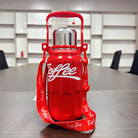 MM Tasse thermos à vide en acier inoxydable 316 de grande capacité poignée portable pour eau/coke pour la maison et l'extérieur