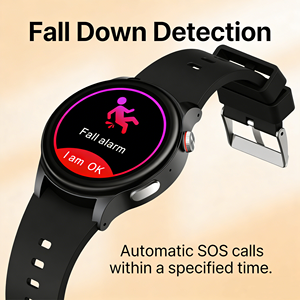 Reloj Inteligente con Pantalla AMOLED de 1.32 Pulgadas, Llamada de Pánico SOS, Llamada <span class=keywords><strong>Silenciosa</strong></span>, Resistente al Agua, Monitoreo Remoto, Batería de 650 mAh, Sistema Operativo RTOS - Product Image 3