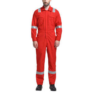 ชุดเครื่องแบบป้องกันความปลอดภัยสะท้อนแสงสูงมีกระเป๋าชุดทำงานชุดทำงานก่อสร้างในอุตสาหกรรม - Product Image 6