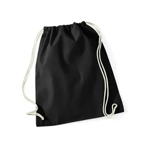 Borsa Sportiva Sostenibile in Cotone Riciclato, Sacca Promozionale con Coulisse per Merchandising Eco-consapevole - Product Image 6