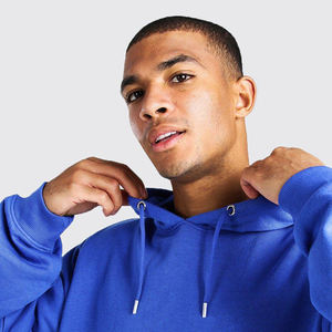Sweat-shirts unisexes personnalisés en gros, 100 % coton, coupe oversize à épaules tombantes, impression numérique printanière, écologiques pour hommes - Product Image 5