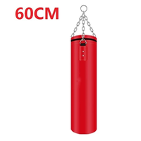 Saco de Boxeo de Cuero Vacuno Azul, Relleno de Arena, Resistente, Diseño Personalizado, Alta Calidad, Logotipo Personalizado