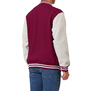 Vestes universitaires de collège américain Vestes de fraternité Vestes d'hiver en cuir de laine Vestes Letterman Varsity pour hommes Logo personnalisé - Product Image 5