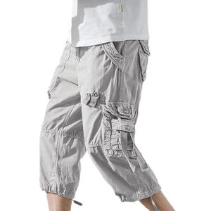 Conçu sur mesure 100% coton hommes été décontracté Shorts taille 6XL Fitness Cargo Style solide motif formel respirant séchage rapide - Product Image 2