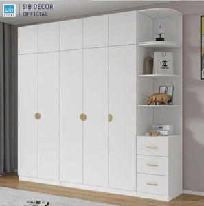 Armoire en bois, haute qualité, durable, belle armoire, armoire à 5 portes conçue sur demande - Product Image 1