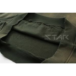 Sudadera de Algodón 100% para Hombre, Estilo Urbano, Lavado Ácido, Diseño Desgastado, de Lujo, Talla Grande, Otoño, Felpa Francesa - Product Image 5