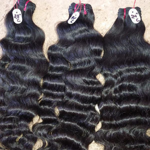 ผมต่อจากผมมนุษย์ธรรมชาติหยักศกแบบอินเดียพร้อมสีผมธรรมชาติ - Product Image 2