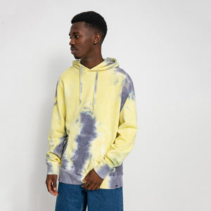 Sudadera con capucha de algodón teñida con logotipo personalizado para hombre, sudadera holgada de invierno de gran tamaño de alta calidad con impresión Digital, novedad de 2025 - Product Image 2