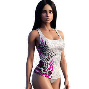 Camiseta sin mangas informal para mujer, diseño ligero y cómodo, camiseta perfecta para uso diario en verano - Product Image 2