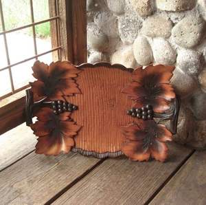 BANDEJA IMPRESA DE MADERA USADA DE LA MEJOR CALIDAD TALLADA Forma cuadrada disponible y artesanía de la India mejor muestra Venta caliente - Product Image 1