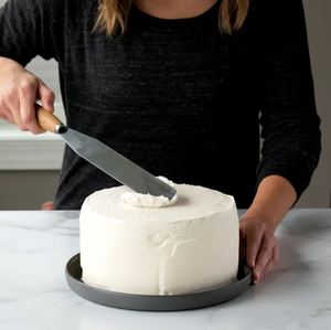 Acier inoxydable glaçage gâteau spatule serveur outils de cuisson gâteau pâtisserie outils de séparation pour la maison cuisine mariage anniversaire et fête - Product Image 6