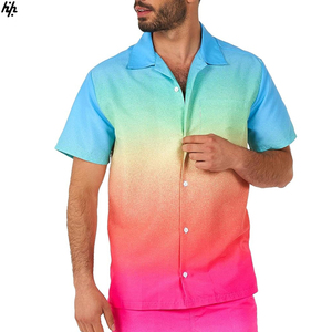 Ensemble T-shirts et shorts unis en coton pour hommes unisexe Collection été 2025 Ensemble chemise et short respirant à manches courtes - Product Image 4