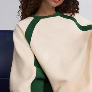 Jersey de algodón puro para la comodidad diaria, sudaderas informales ligeras para mujer, Sudadera de cuello redondo para mujer de moda superior - Product Image 6