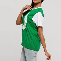 Plusieurs tailles et plusieurs couleurs, t-shirts pour femmes 14 août fabriqués au Pakistan, bien faits, prix compétitif, joli motif décontracté