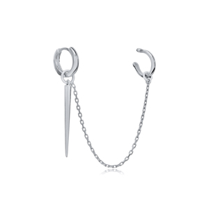 Stick Charm <b>Cartilage</b> <b>Earring</b> Wholesale Turkish Handmade Trendy Everyday 925 Sterling <b>Silver</b> Women Jewelry - Product Image 2