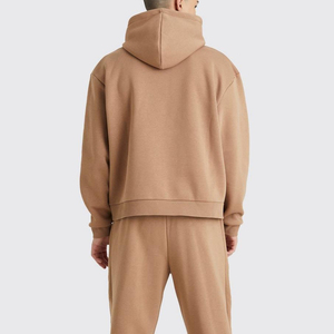 Vente en gros d'ensembles décontractés 100% coton pour hommes haut tendance logo imprimé vêtements d'entraînement hauts et bas d'hiver respirants - Product Image 3
