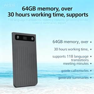 Registratore Vocale AI di Precisione da 32GB e 64GB, Qualità Studio, Cattura Vocale Intelligente e Chiara, Strumento per Creatori, Interviste e Produzioni - Product Image 4