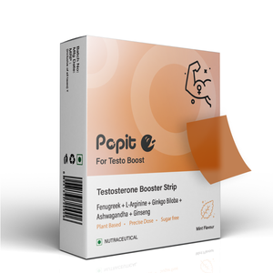 Tiras Orales Popit Boost con Fenogreco, L-Arginina y Ginseng, Apoyo Herbal para el Bienestar - Product Image 1