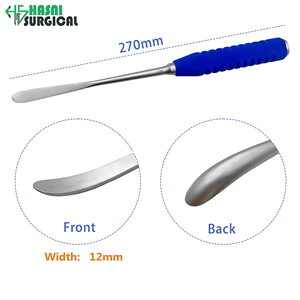 Separador de Perióstico de Cabeza Roma de 8 mm con Mango de Silicona y Estuche Protector, Instrumento Manual - Product Image 4