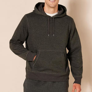 Sweats à capuche pour hommes taille plus en coton avec logo personnalisé de haute qualité - Product Image 4