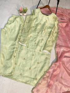 Costume pakistanais de haute qualité pour femmes, écologique, lavable, style traditionnel indien, pantalon dhoti, salwar kameez pour l'Aïd et le Ramadan - Product Image 2