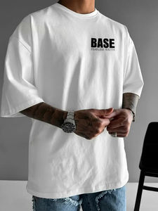 Camisetas de hombre con logotipo personalizado de calidad superior 100% algodón peso pesado Stock corto, ropa a granel, fardo de ropa mixta, ropa usada - Product Image 4