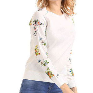 Pakistan Manufacture Custom Printed Hooded Front Embroidered Women's Streetwear Winter Hoodie New Arrival - Product Image 4