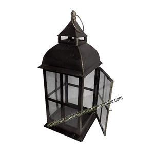 Linternas de metal de hierro superventas al por mayor en antigüedad para la decoración del restaurante del hotel de la habitación - Product Image 6