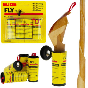Piège à colle puissant RB48, 4 rouleaux, attrape-mouches et insectes, répulsif anti-insectes efficace - Product Image 6