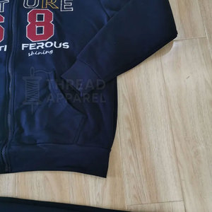 Survêtements de broderie à capuche légers Offre Spéciale meilleure vente 100% coton personnalisé pour la saison d'hiver - Product Image 4