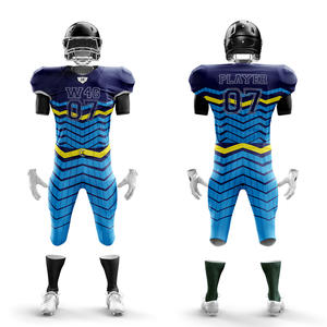 Personnalisé 100% Polyester Respirant Anti Bactérien Anti UV Séchage Rapide Transfert de Chaleur Imprimé Plus La Taille Unisexe Football Américain - Product Image 3