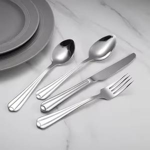 Juego de Cubiertos de Hotel, Acero Inoxidable, Tenedor, Cuchara, Cuchillo, Cubiertos de Metal, Utensilios de Comedor - Product Image 2