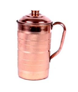 Handmade High Quality Pure Copper <b>Jug</b> Customized Metal <b>Water</b> <b>Jug</b> <b>with</b> Side Handle and <b>Lid</b> for Tea Pots & Kettles - Product Image 6