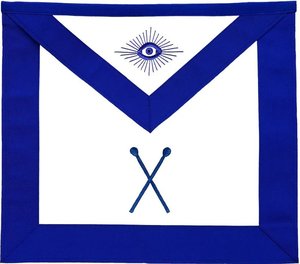 Tabliers de Maître Maçon Brodés Personnalisables de Qualité Supérieure pour Officiers de Loge Bleue – Ensemble de Régalia Maçonnique - Product Image 4