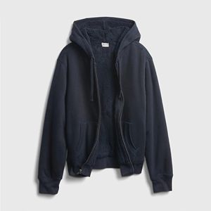 เสื้อฮู้ดแบบซิปหนาขนแกะหนา400GSM สตรีทแวร์ออกแบบได้ตามต้องการ - Product Image 4