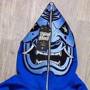 เสื้อฮู้ดมีซิปรูดซิปสำหรับผู้ชายผ้าฝ้ายแบบมีฮู้ดแบบทำจาก100% สั่งพิมพ์โลโก้ได้ตามต้องการ - Product Image 6