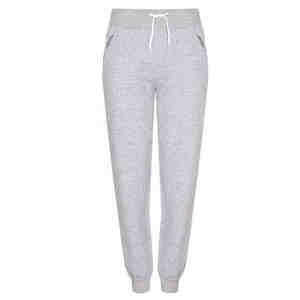 Conjunto Deportivo de Punto Largo para Mujer, Ropa Casual de Calle, Personalizable, de Poliéster/Algodón, Traje de 2 Piezas - Product Image 5